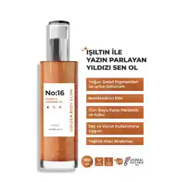 روغن مراقبت از مو و بدن سینوز شماره 16 معجزه آسا درخشان - مراقبت مرطوب کننده درخشان 100 میلی لیتر