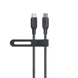 Anker 543 USB-C naar USB-C oplaadkabel (140W, 90cm), USB 2.0 biologisch nylon oplaadkabel voor MacBook Pro 2020, iPad Pro 2020, iPad Air 4, Samsung Galaxy S22 en meer (fantoomzwart)