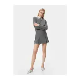 Koton Mini Pileli Etek Normal Bel Fermuarlı