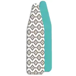 روکش و کوسن میز اتو برگشت پذیر Whitmor، فیروزه ای الماس، اندازه 54.0 x 15.0