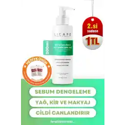 ژل پاک کننده صورت لیکاپه عصاره درخت چای 200 میلی لیتر