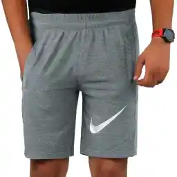 شلوارک اسپرت مردانه طرح نایک هیرو DMK | طوسی روشن