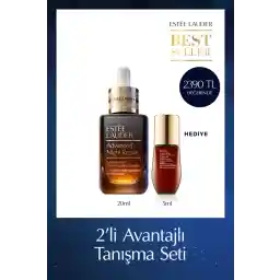 Estee Lauder Avantaj İkilisi Advanced Night Repair Başlangıç Seti - Onarıcı Serum 20ml + Eye Lift+Sculpt 5ml