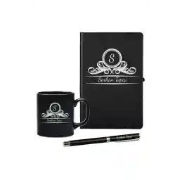 ست دفترچه یادداشت، لیوان و قلم شخصی کادویی Bolbolhediye ولنتاین