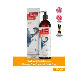 روغن ماهی BioFeline 200 میلی لیتر (روغن ماهی امگا 3 و 6 برای گربه و سگ)