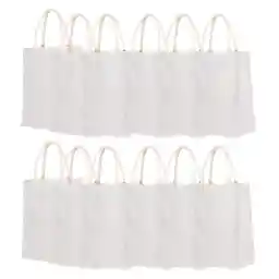 eco-neutral Unisex Adults Tote Bags Bulk Tote Bags - Jute Shopping Bags (pack of 12)