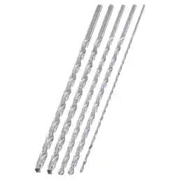 NEIKO 10047A Extra Long Drill Bit Set | 5-Piece | M2 HSS Steel | 12-Inch Length | 1/8, 3/16, 1/4, 5/16, and 3/8-Inch