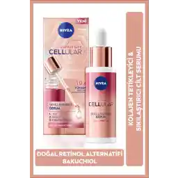 سرم لیفت 30 میلی لیتری Nivea Cellular Expert، صورت، گردن و دکلته، باکوچیول خالص