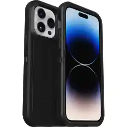 OtterBox Defender XT-hoes voor iPhone 14 Plus met MagSafe, schokbestendig, valbestendig, ultrarobuust, 5x getest volgens militaire standaard, Transparant/Zwart