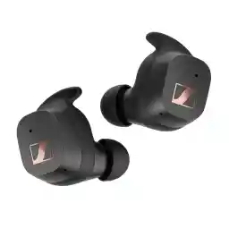 Sennheiser Sport True Wireless - Kulak İçi Bluetooth Kulaklık - Adaptif Akustik, 27 Saate Kadar Dinleme Süresi, Bluetooth 5.2, Su Sıçramasına, Toza ve Tere Karşı Dayanıklılık (IP54) - Siyah