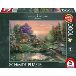 Schmidt Spiele 59937 Thomas Kinkade, Sweetheart Retreat, puzzel van 1000 stukjes