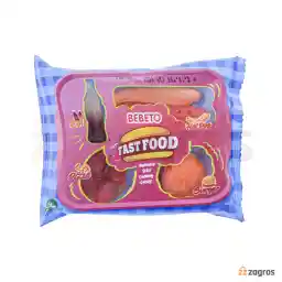 پاستیل ببتو طرح فست فود وزن 100 گرم