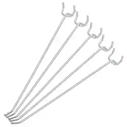 Neiko 53104A 8” Pegboard Hook Organizer Kit, 50 Pack, Hanging Hooks Set for Garage Organization, Great for Wall Hanging and Shelving, Tool Storage, Craft Organizing