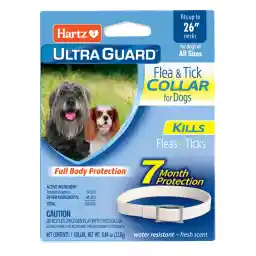 Hartz UltraGuard Flea & Tick Collar for Dogs and Puppies - 26" Neck, 7 Month Protection