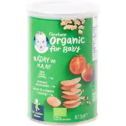 Gerber Organik Buğday ve Yulaflı Domates, Havuç ve Soğanlı Bebek Atıştırmalığı 35 g x 5