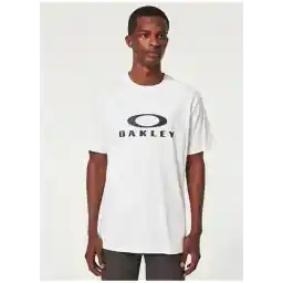 Bisiklet Yaka Baskılı Beyaz - Siyah Erkek T-Shirt FOA402167 O BARK 2.0