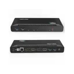 Wavlink Universal USB C Laptop Docking Station Dual Monitor 5K/4K@60Hz with 65W Host Charging for Thunderbolt 4/3, USB-C Windows, Mac, Chrome, Ubuntu 20.04,22.04(2HDMI, 2DP, 6 USB 3.0, 1Gbps Ethernet