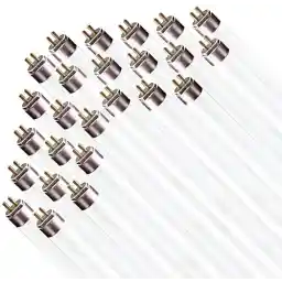 Circle - 25-Pack of Daylight Linear Fluorescent T8 Bulbs F32T8/SP865, 32W, 6500K, 48 inches