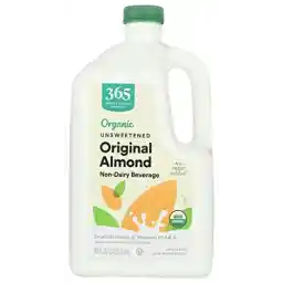 365 By Whole Foods Market, Organic Unsweetened Almond Milk, 96 Fl Oz