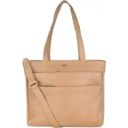 Legend Dames Tas - Schoudertas - Leer - Beige - Gwen