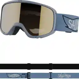 Salomon Rio Kids Goggles Ski Snowboarden, Kindvriendelijke pasvorm en comfort, Meer oogcomfort en duurzaamheid, Blauw, One Size