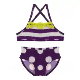مایو شنا بچه گانه دخترانه دو تکه بندی NAME IT01 MGH | بنفش