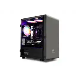 MXZ Gaming PC Desktop Computer, AMD Ryzen 5 5600 3.7GHz, GeForce RTX 4060 , 16GB DDR4, NVME 1T SSD, 6RGB Fans, Win 11 Pro Ready, Gamer Desktop Computer(R5 5600| RTX 4060)