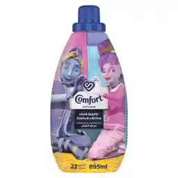 COMFORT Cloth Family Concentrated Fabric Softener, Tropical Coconut, for a limited time only, 895ml