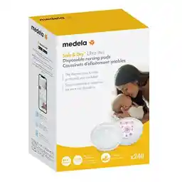 Medela Ultra-Breathable Nursing Pads, Highly Absorbent, Super Soft, Discreet Design for Comfortable Wear, Pack of 60