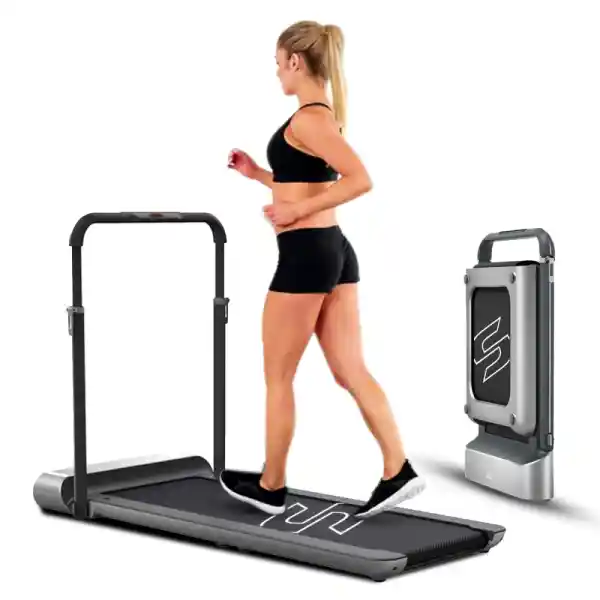 Sparnod Fitness STH-3005 Walking Pad Treadmill for Home/Office 100% Assembled, 2.5HP DC Motor, LED Display, Remote, Non-Slip Shock Reduction Belt, Space-Saving, جهاز مشي قابل للطي