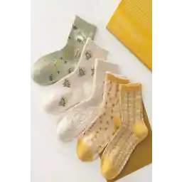 BGK 5'li Desenli Kadın Çorap