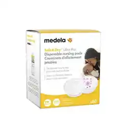 Medela Ultra-Breathable Nursing Pads, Highly Absorbent, Super Soft, Discreet Design for Comfortable Wear, Pack of 60