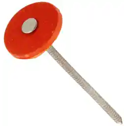 Grip Rite 3PRCAP1 1.150 lb Electro Galvanized Round Plastic Grip-Cap Nail, 3"
