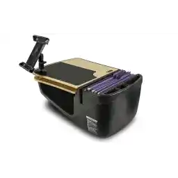 AutoExec AUE10025 GripMaster Car Desk Birch Finish with Tablet Mount