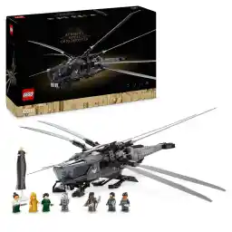 LEGO 10327 Icons Dune Atreides Royal Ornithopter Vliegtuigmodel Bouwpakket voor Volwassenen, Film Cadeau voor Hem en Haar, Set met 8 Minifiguren waaronder Chani, gurney halleck en Baron Harkonnen