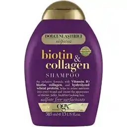 OGX Biotin Kolajen Sülfatsız Şampuan 385 ml x2 OGX Biotin Kolajen Sülfatsız Şampuan 385 ml x2