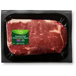 Amazon Fresh Brand, Beef Chuck Center Roast, Boneless, USDA Choice, 2 lb