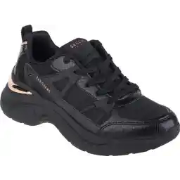 Skechers Hazel - Faye Dames Sneakers - Zwart - Maat 38