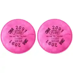 3M 2091 P100 Particulate Filter, 3 Pairs