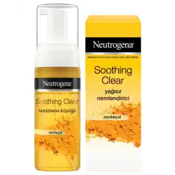 neutrogena soothing clear köpük 150 ml+nemlendirici 75 ml 2'li set neutrogena soothing clear köpük 150 ml+nemlendirici 75 ml 2'li set