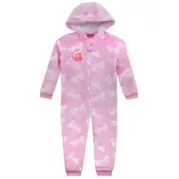 Barbie Onesie For Girls | Girls Onesie | Pink Fleece Pajamas For Kids | Official Merchandise