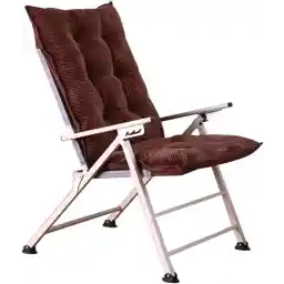 Outdoor Lounges Chair Foldable Camping Chair, Zero Gravity Adjustable Reclining Patio Chair with Cushion, Oversized Lounge Chair for Outside, Folding Camping Chair for Garden