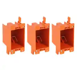 [3 Pack] CLOUDY BAY Single Gang Electrical Outlet Box,14 Cubic Inch Junction Box,Old Work Box,UL Listed