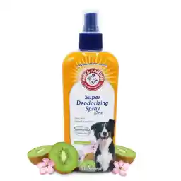 Arm & Hammer for Pets Super Deodorizing Spray for Dogs | Best Odor Eliminating Spray for All Dogs & Puppies | Fresh Kiwi Blossom Scent That Smells Great, 8 Ounces