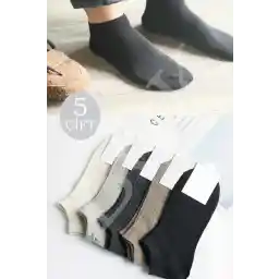 BGK Unisex 5'li Yazlık Renkli Çorap Tyc00487430677-şeffaf Klasik