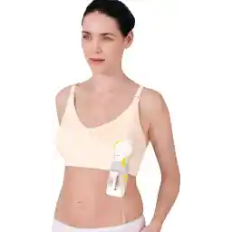 Medela 3-in-1 Voedingsbh en kolf bh voor zwangerschap borstvoeding en kolven - Zacht en met stretch - Chai - Maat XL