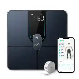 eufy Smart Scale P2 Pro, Weight Scale with Wi-Fi, Bluetooth Weighing Scale, 16 Measurements Including Weight, Heart Rate, Body Fat, BMI, Muscle & Bone Mass, 3D Virtual Body Mode, 50 g/0.1 lb