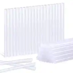 Phinus 48 Pack Mini Hot Glue Sticks, 8" Long x 0.27" Diameter Clear Glue Sticks for Glue Gun, EVA Clear Glue Gun Sticks, Hot Glue Gun Sticks for DIY Craft Sticky Projects & More