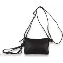 Legend Dames Tas - Clutch - Leer - Zwart - Como