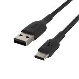 Belkin Boost Şarj Örgülü USB-C Kablosu 3 m, Siyah